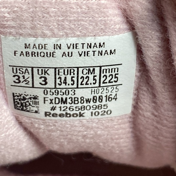 Reebok Cardi B Club C Classic Pink Clear Platform shoes (GS) 3.5 - Picture 5 of 6